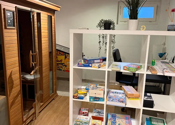 アパート Retreat - Sauna, Terrace & Pinball